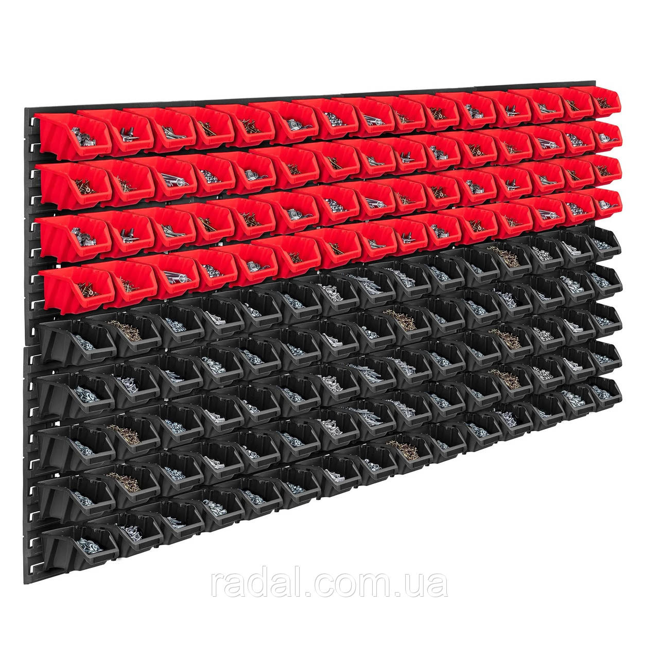 Панель для інструментів та метизів Kistenberg 156х78см 135 контейнерів, фото 1