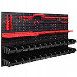 Панель для інструментів та матеріалів Kistenberg 156х78см 26 великих контейнерів, фото 2