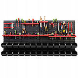 Панель для інструментів та матеріалів Kistenberg 156х78см 26 великих контейнерів, фото 3