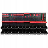 Панель для інструментів та матеріалів Kistenberg 156х78см 26 великих контейнерів, фото 4