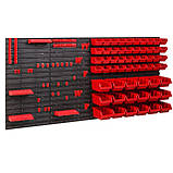 Панель для інструментів та матеріалів Kistenberg 156х78см 58 контейнерів, фото 2