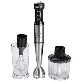 Блендер занурювальний кухонний ручний блендер для кухні 3в1 800 Вт блендер подрібнювач з чашею Sokany SK-768-4