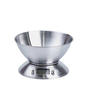 Ваги кухонні електронні з чашею для зважування продуктів до 5 кг електронна вага настільні побутові ваги для їжі Sokany SK1204