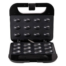 Горішниця електрична для випічки електрогорішниця з антипригарним покриттям на 12 горішків Sokany 750 Вт SK-08068