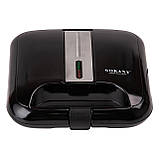 Горішниця електрична для випічки електрогорішниця з антипригарним покриттям на 12 горішків Sokany 750 Вт SK-08068, фото 5