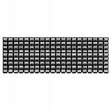 Панель перфорована для метизів Kistenberg 230х78см на 180 контейнерів з кришкою, фото 3