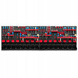 Панель навісна з полицями та тримачами Kistenberg 230х78см на 52 контейнери, фото 3