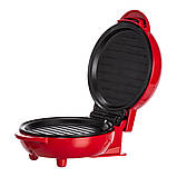 Електрогриль електрогріль гриль електричний для дому бутербродів сосисок м'яса гріль мінігриль контактний 550 Вт Sokany SK-BBQ-853, фото 4