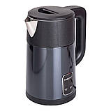 Чайник електричний термочайник термопот з підтримкою температури 2.5 л електричний чайник термос металевий Sokany 1500 Вт, фото 3