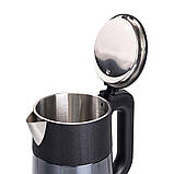 Чайник електричний термочайник термопот з підтримкою температури 2.5 л електричний чайник термос металевий Sokany 1500 Вт, фото 6