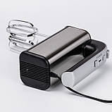 Міксер ручний кухонний занурювальний електро міксер потужний для кухні сталевий Sokany 800 Вт CX-6651, фото 4