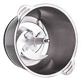 Чоппер кухонний подрібнювач продуктів на кухню електроподрібнювач 2 в 1 з чашею на 1.5 л електричний подрібнювач блендер Sokany, фото 4