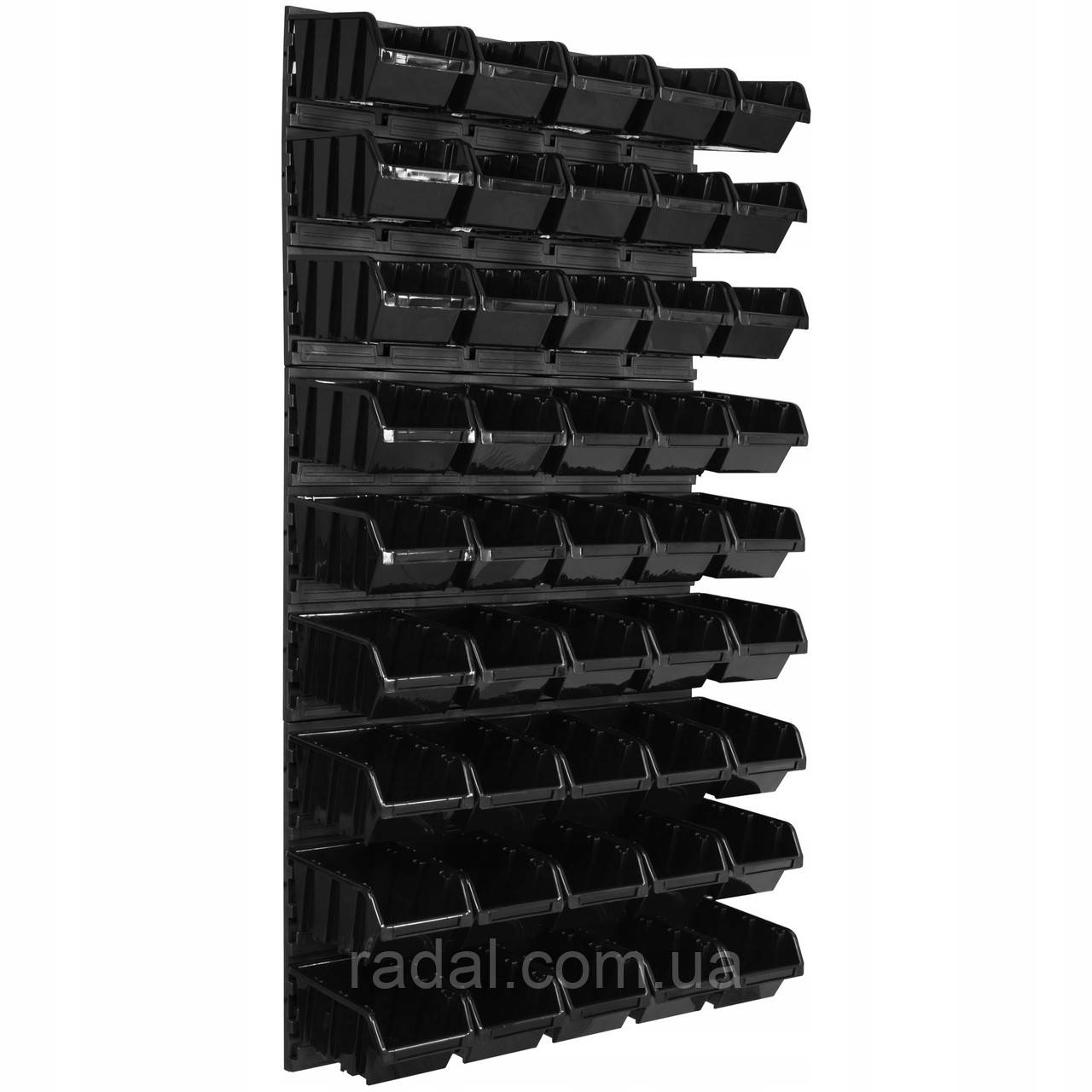 Панель навісна для метизів на 45 великих контейнерів Kistenberg 58х117см, фото 1