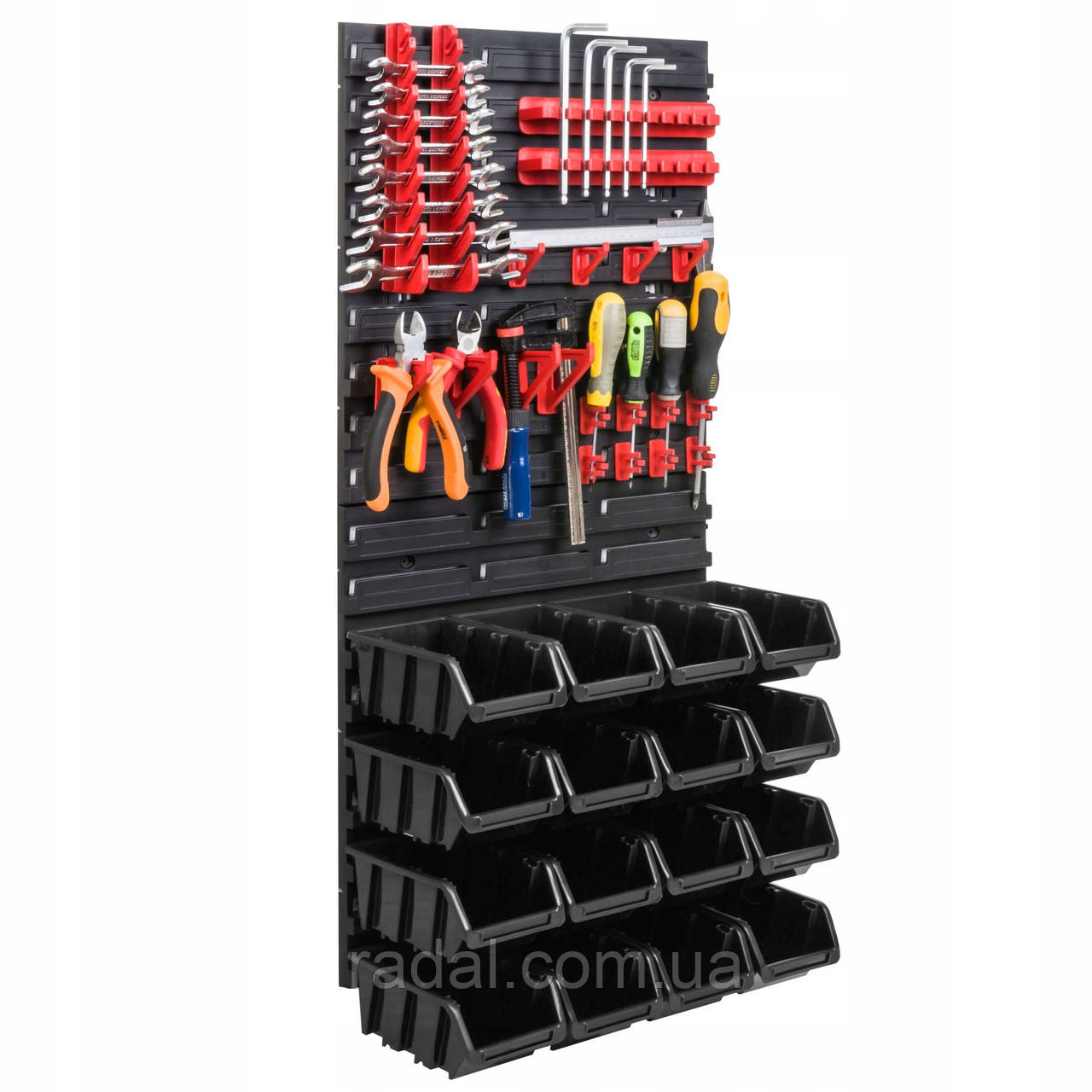 Панель для інструментів Kistenberg 39х78см на 16 контейнерів, фото 1