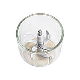 Чоппер кухонний подрібнювач для кухні електричний 2в1 з чашами 0.5 та 1,5 літра електроподрібнювач Sokany 800 Вт Білий SKYM7032B, фото 7