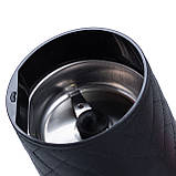 Кавомолка електрична з регулюванням ступеня помелу Sokany 150 Вт міні кавомолка для дому Чорна Lugi SK-3027W, фото 3