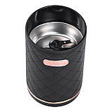 Кавомолка електрична з регулюванням ступеня помелу Sokany 150 Вт міні кавомолка для дому Чорна Lugi SK-3027W, фото 7