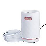 Кавомолка електрична з регулюванням ступеня помелу Sokany 150 Вт міні кавомолка для дому Біла Lugi SK-3027W, фото 3