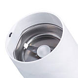 Кавомолка електрична з регулюванням ступеня помелу Sokany 150 Вт міні кавомолка для дому Біла Lugi SK-3027W, фото 7