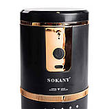 Кавомолка акумуляторна з регулюванням ступеня помелу 1200 mAh USB автоматична 250 мл портативна Sokany SK-04026, фото 8