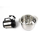 Чоппер кухонний подрібнювач для кухні електричний з чашею на 3,9 л електроподрібнювач Sokany SK-7015, фото 6