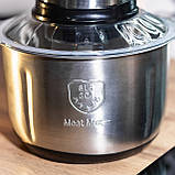 Чоппер кухонний подрібнювач для кухні електричний з чашею на 3,9 л електроподрібнювач Sokany SK-7015, фото 9