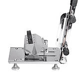 Слайсер для дому м'яса скиборізка ручний слайсер для нарізки з нержавіючої сталі машинка для нарізки ковбаси 16788-9, фото 9