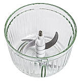 Чоппер кухонний подрібнювач для кухні електричний 2в1 з чашами 0.5 та 1,5 літра електроподрібнювач Sokany 800 Вт Чорний SKYM7032B, фото 6