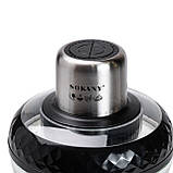 Чоппер кухонний подрібнювач для кухні електричний 2в1 з чашами 0.5 та 1,5 літра електроподрібнювач Sokany 800 Вт Чорний SKYM7032B, фото 7