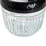 Чоппер кухонний подрібнювач для кухні електричний 2в1 з чашами 0.5 та 1,5 літра електроподрібнювач Sokany 800 Вт Чорний SKYM7032B, фото 8