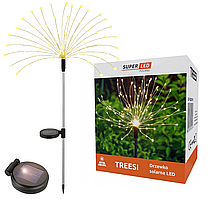 Декоративна садова лампа «Кульбаба» SuperLED Treesi 1м, 120LED