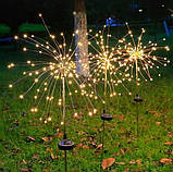 Декоративна садова лампа «Кульбаба» SuperLED Treesi 1м, 120LED, фото 6