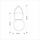 Підвісна ліхтар-гірлянда 6шт SuperLED Solar LED Куля для саду на сонячній батареї 3000K, Тепле світло, фото 3