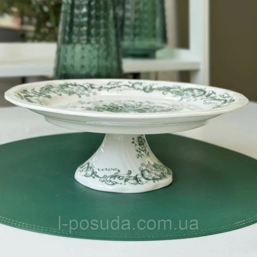 Форма для кексів зелена “Grevelingen” 26 см на ніжці, фото 1