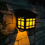 Комплект ламп сонячна настінна LED з датчиком руху та освітлення, SuperLED, 2шт, фото 4