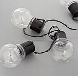 Гірлянда на сонячній батареї на 10 лампочок з теплим світлом SuperLED Soli для освітлення саду, патіо, альтанок, терас, фото 10