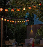 Гірлянда сонячна 20 лампочок SuperLED Flame з ефектом полум’я, IP65, фото 5