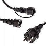 Садова гірлянда 10м з 10 LED-лампами E27 пряма — зовнішнє декоративне освітлення з можливістю з'єднання, SuperLED, фото 6