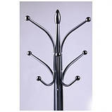 Підлогова вішалка Лотос чорна металева АМФ, фото 8