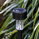 Стовпчик для газону 10шт збільшений, сонячний ландшафтний світильник, тепле біле світло, Gardlov, фото 2