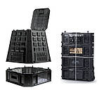 Уцінка! Компостер садовий пластиковий 630л EVROGREEN (з тріщиною, не впливає на функціонал), фото 4