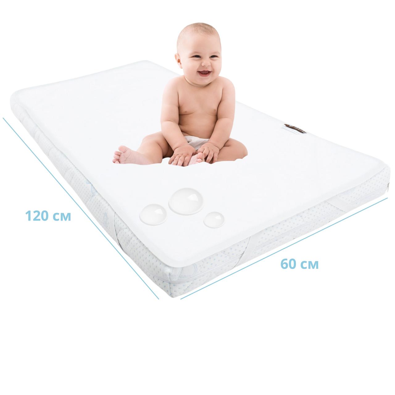 Наматрацник на резинках IDEIA - Aqua Stop Papaella водонепроникний 60*120, фото 1