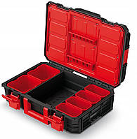 Органайзер‑скриня Kistenberg X BLOCK PRO 20″ — 6 коробочок, вбудована лінійка, корпус IP55