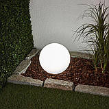 Набір садових LED‑куль 15 см на сонячній батареї 4 шт — Lumiled Atris, холодне світло 6500 K, IP44, фото 6