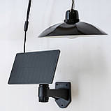 Сонячна підвісна LED‑люстра для саду — світильник Lumiled Helia, нейтральне біле світло 4000K, пульт, датчик сутінків, IP44, фото 4