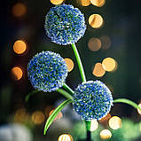 Лампа на сонячній батареї «Кульбаба» з RGB підсвіткою, серії Pilus, IP44, садовий декоративний світильник, 71 см, фото 8