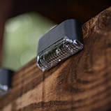 Комплект із 4 сонячних LED світильників Lumiled серії STICO — нейтральне біле світло 4000 K, монтаж для сходів/тераси, захист IP44, фото 6