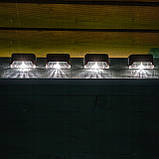 Комплект із 4 сонячних LED світильників Lumiled серії STICO — нейтральне біле світло 4000 K, монтаж для сходів/тераси, захист IP44, фото 7