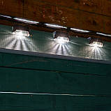 Комплект із 4 сонячних LED світильників Lumiled серії STICO — нейтральне біле світло 4000 K, монтаж для сходів/тераси, захист IP44, фото 8