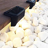 Комплект із 4 сонячних LED світильників Lumiled серії STICO — нейтральне біле світло 4000 K, монтаж для сходів/тераси, захист IP44, фото 9